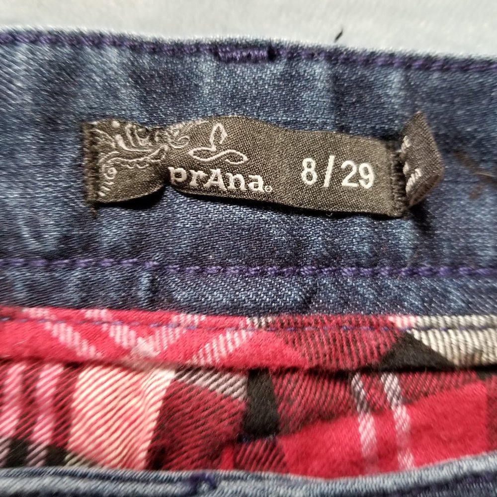 prAna flanel lined Denim Jeans Women's 8/29 - Picture 2 of 6